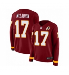 Women's Washington Redskins #17 Terry McLaurin Limited Burgundy Therma Long Sleeve Football Jersey