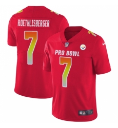 Women's Nike Pittsburgh Steelers #7 Ben Roethlisberger Limited Red 2018 Pro Bowl NFL Jersey