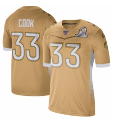 Men's Nike Minnesota Vikings #33 Dalvin Cook 2020 NFC Pro Bowl Game Jersey Gold