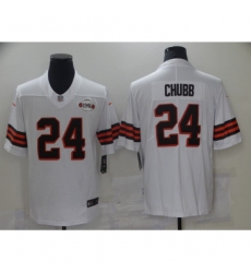 Men's Cleveland Browns #24 Nick Chubb White 1946 Vapor Untouchable Limited Jersey