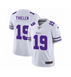 Men's Minnesota Vikings #19 Adam Thielen White Team Logo Cool Edition Jersey