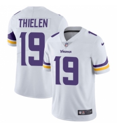 Youth Nike Minnesota Vikings #19 Adam Thielen White Vapor Untouchable Limited Player NFL Jersey