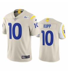 Men's Los Angeles Rams #10 Cooper Kupp Nike Vapor Limited NFL Jersey - Bone Men's Los Angeles Rams #10 Cooper Kupp Nike Vapor Limited NFL Jersey - Bone