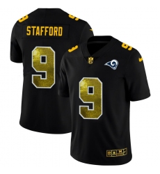 Men's Los Angeles Rams #9 Matthew Stafford Black Nike Golden Sequin Vapor Limited NFL Jersey Men's Los Angeles Rams #9 Matthew Stafford Black Nike Golden Sequin Vapor Limited NFL Jersey