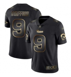 Men's Los Angeles Rams #9 Matthew Stafford BlackGold Stitched NFL Vapor Untouchable Limited Jersey Men's Los Angeles Rams #9 Matthew Stafford BlackGold Stitched NFL Vapor Untouchable Limited Jersey