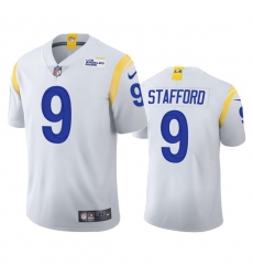 Men's Los Angeles Rams #9 Matthew Stafford Nike 2021 Vapor Limited NFL Jersey - White