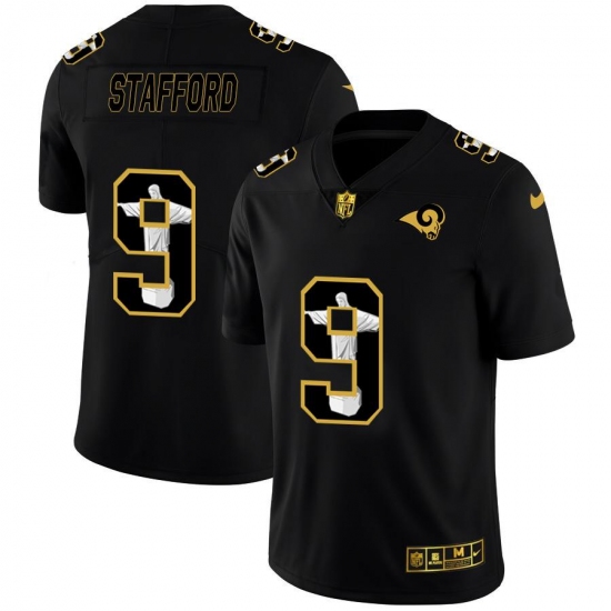 Men's Los Angeles Rams #9 Matthew Stafford Nike Carbon Black Vapor Cristo Redentor Limited NFL Jersey Men's Los Angeles Rams #9 Matthew Stafford Nike Carbon Black Vapor Cristo Redentor Limited NFL Jersey