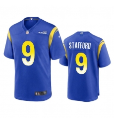 Men's Los Angeles Rams #9 Matthew Stafford Nike Game NFL Jersey - Royal Men's Los Angeles Rams #9 Matthew Stafford Nike Game NFL Jersey - Royal