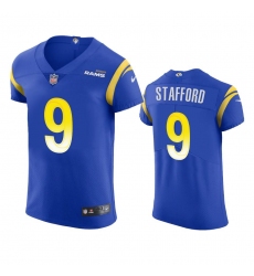 Men's Los Angeles Rams #9 Matthew Stafford Nike Vapor Elite Player NFL Jersey - Royal Men's Los Angeles Rams #9 Matthew Stafford Nike Vapor Elite Player NFL Jersey - Royal