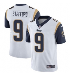 Men's Los Angeles Rams #9 Matthew Stafford White Stitched NFL Vapor Untouchable Limited Jersey