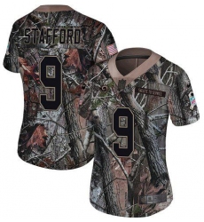 Women's Los Angeles Rams #9 Matthew Stafford Camo Stitched NFL Limited Rush Realtree Jersey Women's Los Angeles Rams #9 Matthew Stafford Camo Stitched NFL Limited Rush Realtree Jersey