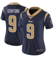 Women's Los Angeles Rams #9 Matthew Stafford Navy Blue Team Color Stitched NFL Vapor Untouchable Limited Jersey Women's Los Angeles Rams #9 Matthew Stafford Navy Blue Team Color Stitched NFL Vapor Untouchable Limited Jersey