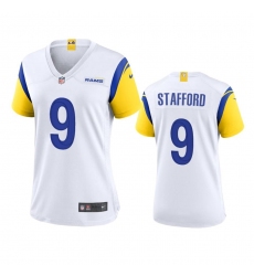 Women's Los Angeles Rams #9 Matthew Stafford Nike Alternate Game NFL Jersey - White
