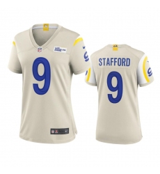Women's Los Angeles Rams #9 Matthew Stafford Nike Game NFL Jersey - Bone