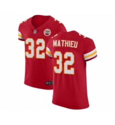 Men's Kansas City Chiefs #32 Tyrann Mathieu Red Team Color Vapor Untouchable Elite Player Football Jersey