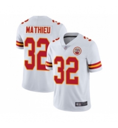 Men's Kansas City Chiefs #32 Tyrann Mathieu White Vapor Untouchable Limited Player Football Jersey