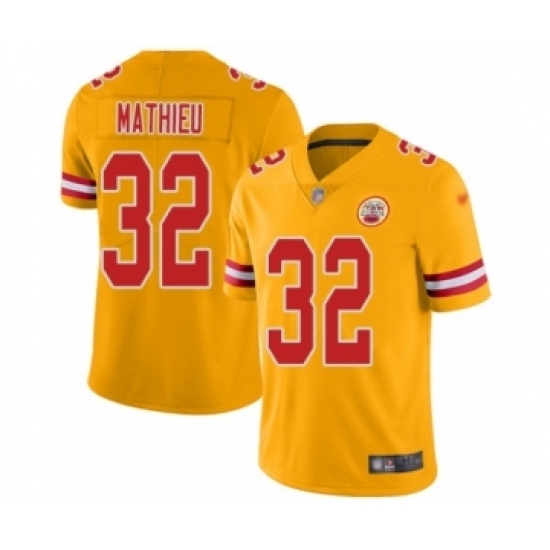 Women's Kansas City Chiefs #32 Tyrann Mathieu Limited Gold Inverted Legend Football Jersey Women's Kansas City Chiefs #32 Tyrann Mathieu Limited Gold Inverted Legend Football Jersey