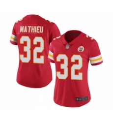 Women's Kansas City Chiefs #32 Tyrann Mathieu Red Team Color Vapor Untouchable Limited Player Football Jersey