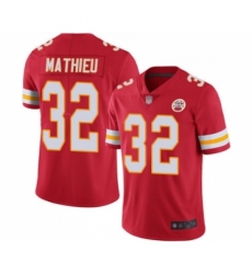 Youth Kansas City Chiefs #32 Tyrann Mathieu Red Team Color Vapor Untouchable Limited Player Football Jersey