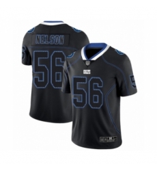 Men's Indianapolis Colts #56 Quenton Nelson Limited Lights Out Black Rush Football Jersey
