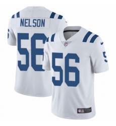 Men's Nike Indianapolis Colts #56 Quenton Nelson White Vapor Untouchable Limited Player NFL Jersey
