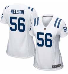 Women's Nike Indianapolis Colts #56 Quenton Nelson Game White NFL Jersey