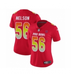 Women's Nike Indianapolis Colts #56 Quenton Nelson Limited Red AFC 2019 Pro Bowl NFL Jersey