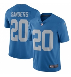 Men's Nike Detroit Lions #20 Barry Sanders Limited Blue Alternate Vapor Untouchable NFL Jersey