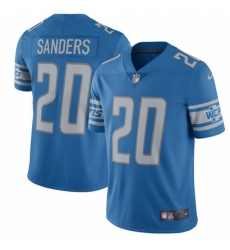 Men's Nike Detroit Lions #20 Barry Sanders Limited Light Blue Team Color Vapor Untouchable NFL Jersey