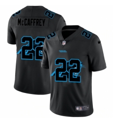 Men's Carolina Panthers #22 Christian McCaffrey Black Nike Black Shadow Edition Limited Jersey