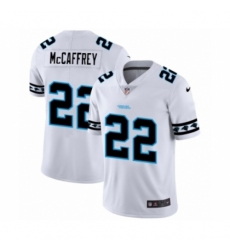 Men's Carolina Panthers #22 Christian McCaffrey White Team Logo Cool Edition Jersey