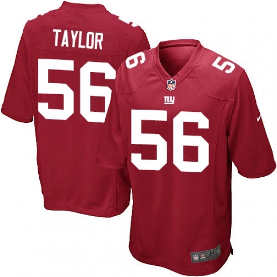 Men's Nike New York Giants #56 Lawrence Taylor Game Red Alternate NFL Jersey Men's Nike New York Giants #56 Lawrence Taylor Game Red Alternate NFL Jersey