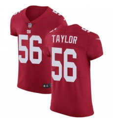 Men's Nike New York Giants #56 Lawrence Taylor Red Alternate Vapor Untouchable Elite Player NFL Jersey