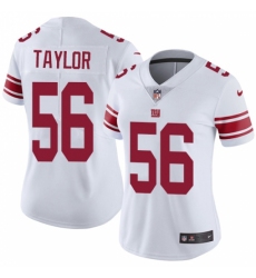 Women's Nike New York Giants #56 Lawrence Taylor White Vapor Untouchable Limited Player NFL Jersey