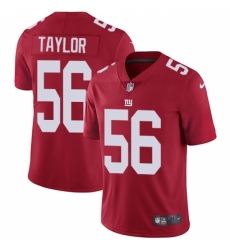 Youth Nike New York Giants #56 Lawrence Taylor Red Alternate Vapor Untouchable Limited Player NFL Jersey