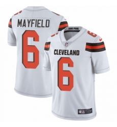 Youth Nike Cleveland Browns #6 Baker Mayfield White Vapor Untouchable Limited Player NFL Jersey