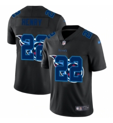Men's Tennessee Titans #22 Derrick Henry Black Nike Black Shadow Edition Limited Jersey