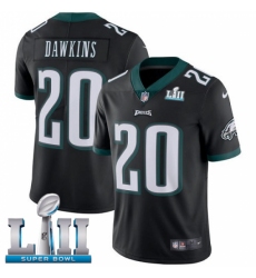 Men's Nike Philadelphia Eagles #20 Brian Dawkins Black Alternate Vapor Untouchable Limited Player Super Bowl LII NFL Jersey Men's Nike Philadelphia Eagles #20 Brian Dawkins Black Alternate Vapor Untouchable Limited Player Super Bowl LII NFL Jersey