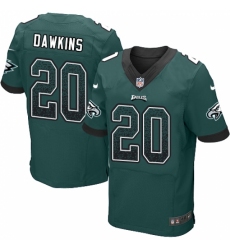 Men's Nike Philadelphia Eagles #20 Brian Dawkins Elite Midnight Green Home Drift Fashion NFL Jersey Men's Nike Philadelphia Eagles #20 Brian Dawkins Elite Midnight Green Home Drift Fashion NFL Jersey