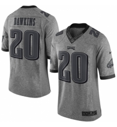 Men's Nike Philadelphia Eagles #20 Brian Dawkins Limited Gray Gridiron NFL Jersey Men's Nike Philadelphia Eagles #20 Brian Dawkins Limited Gray Gridiron NFL Jersey