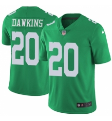 Men's Nike Philadelphia Eagles #20 Brian Dawkins Limited Green Rush Vapor Untouchable NFL Jersey Men's Nike Philadelphia Eagles #20 Brian Dawkins Limited Green Rush Vapor Untouchable NFL Jersey