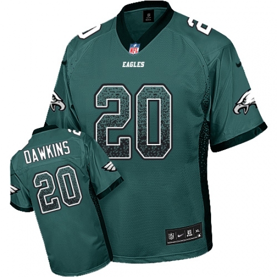 Men's Nike Philadelphia Eagles #20 Brian Dawkins Limited Midnight Green Drift Fashion NFL Jersey Men's Nike Philadelphia Eagles #20 Brian Dawkins Limited Midnight Green Drift Fashion NFL Jersey