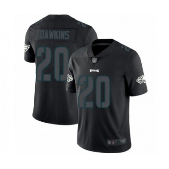 Men's Philadelphia Eagles #20 Brian Dawkins Limited Black Rush Impact Football Jersey Men's Philadelphia Eagles #20 Brian Dawkins Limited Black Rush Impact Football Jersey