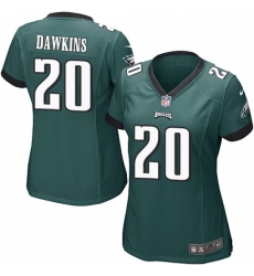 Women's Nike Philadelphia Eagles #20 Brian Dawkins Game Midnight Green Team Color NFL Jersey Women's Nike Philadelphia Eagles #20 Brian Dawkins Game Midnight Green Team Color NFL Jersey