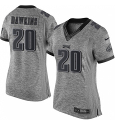 Women's Nike Philadelphia Eagles #20 Brian Dawkins Limited Gray Gridiron NFL Jersey Women's Nike Philadelphia Eagles #20 Brian Dawkins Limited Gray Gridiron NFL Jersey