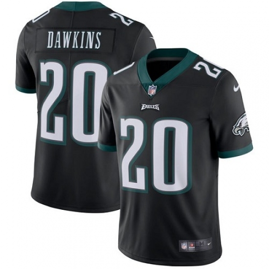 Youth Nike Philadelphia Eagles #20 Brian Dawkins Black Alternate Vapor Untouchable Limited Player NFL Jersey Youth Nike Philadelphia Eagles #20 Brian Dawkins Black Alternate Vapor Untouchable Limited Player NFL Jersey