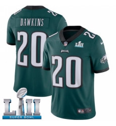 Youth Nike Philadelphia Eagles #20 Brian Dawkins Midnight Green Team Color Vapor Untouchable Limited Player Super Bowl LII NFL Jersey Youth Nike Philadelphia Eagles #20 Brian Dawkins Midnight Green Team Color Vapor Untouchable Limited Player Super Bowl LII NFL Jersey