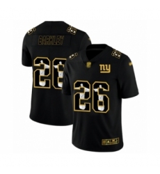 Men's New York Giants #26 Saquon Barkley Black Jesus Faith Limited Football Jersey
