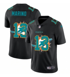 Men's Miami Dolphins #13 Dan Marino Black Nike Black Shadow Edition Limited Jersey