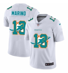 Men's Miami Dolphins #13 Dan Marino White Nike White Shadow Edition Limited Jersey